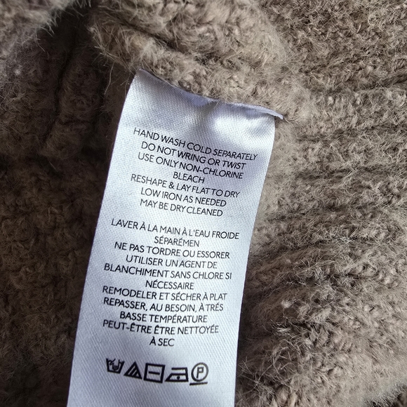 Anthropologie Maeve Cowl-Neck Pullover Heavy Knit Sweater Size Medium - Picture 15 of 16